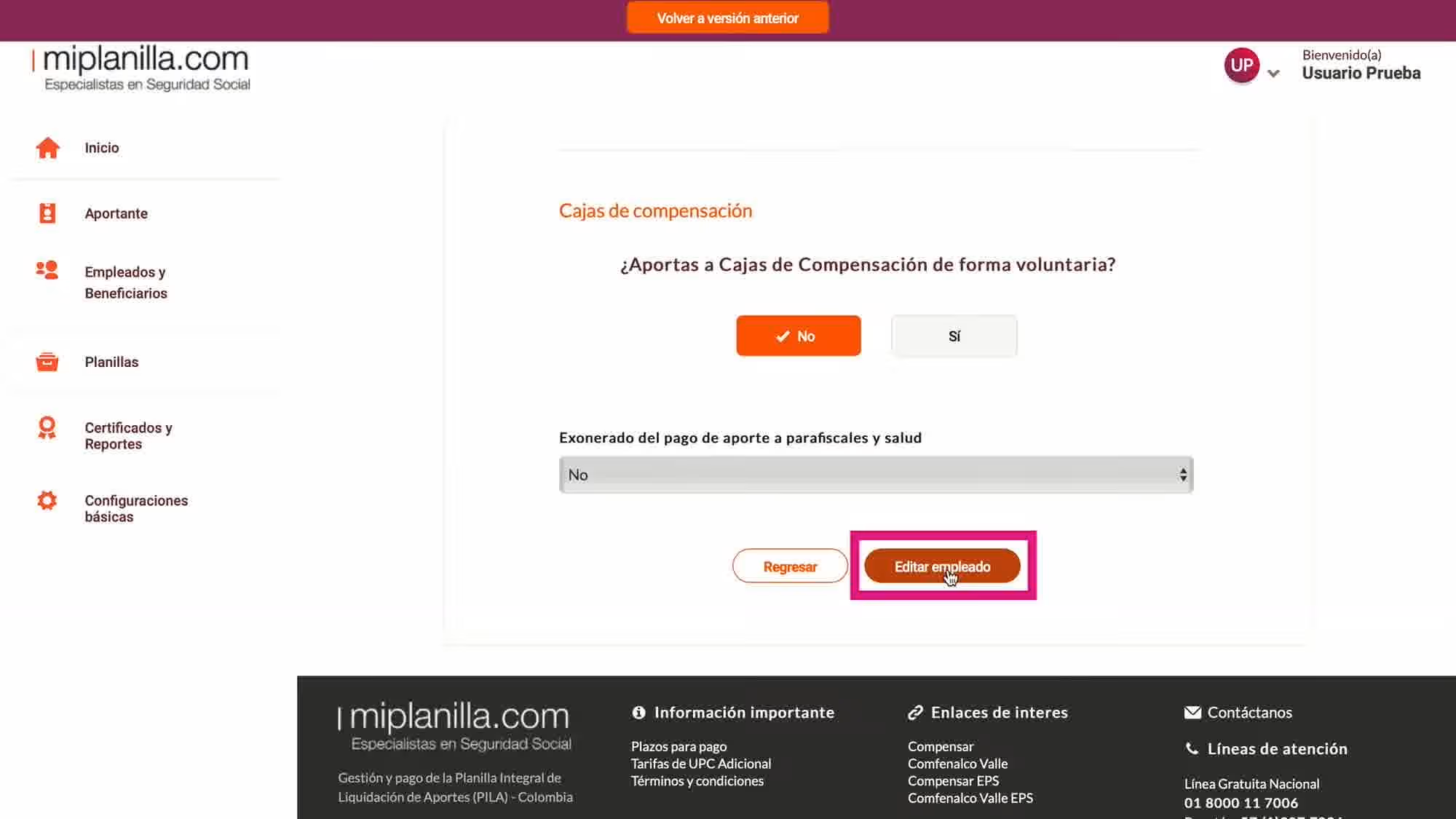 Planilla de Pago PILA: Guía Empresarial Completa Sección de cajas de compensación y parafiscales para la Planilla de Pago PILA