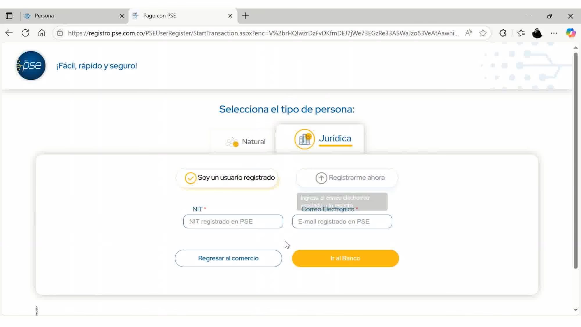 Planilla de Pago PILA: Guía Empresarial Completa Portal PSE para confirmar pago ingresando NIT y correo electrónico registrado